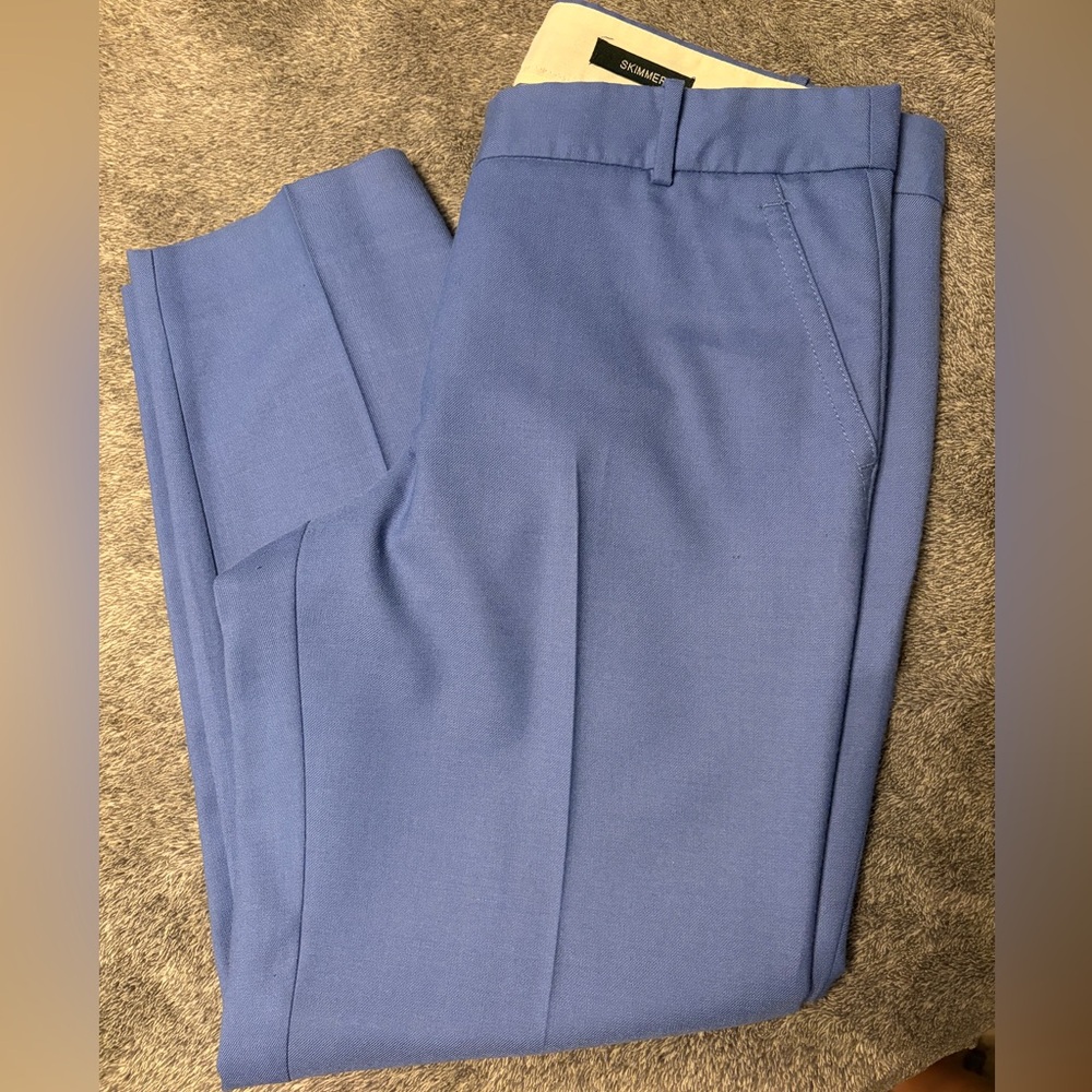J. Crew Periwinkle Wool Blend dress pant size 8